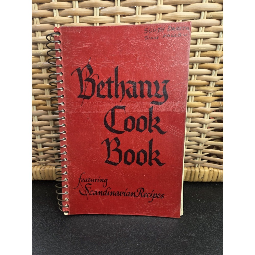1974 Bethany Home Auxiliary Cook Book Featuring Scandinavian‎ Recipes Cookbook